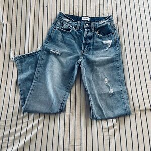 Pistola Light Blue Distressed Boyfriend Jeans